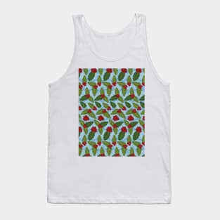 Holly Berry Pattern Tank Top